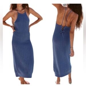 Free People Beach Mallorca Fauxchet Sweater Midi Dress